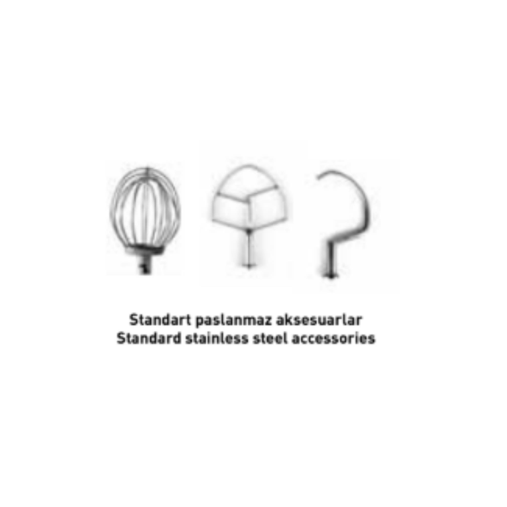 Mateka 30lt Planet Mikser 3 Hızlı 230V CRB 30m (CRB-30m)