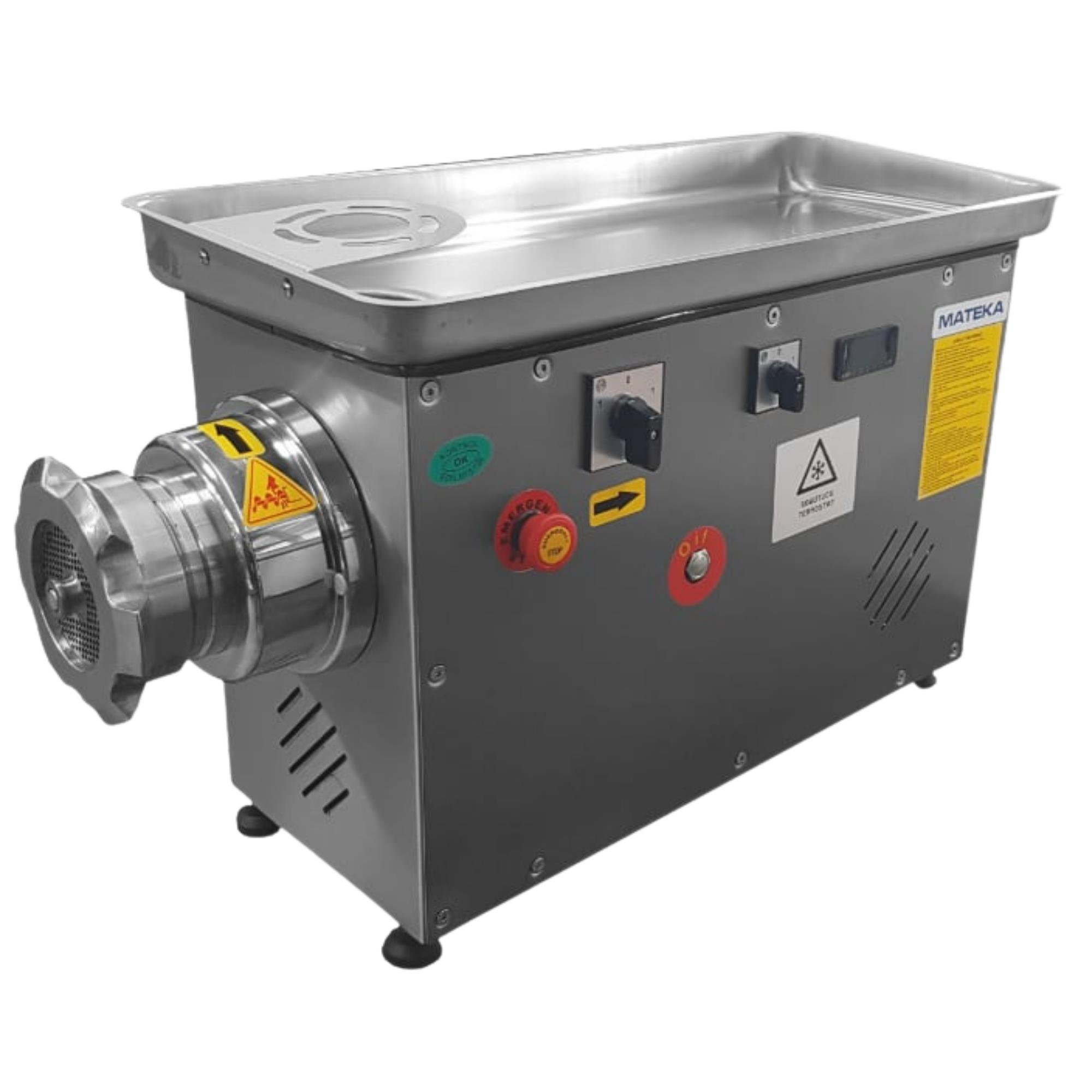Mateka 42 No Soğutmalı Et Kıyma Makinesi Inox Kafalı 400 V ESG-42T (ESG-42t)