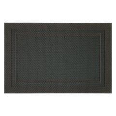 Biradlı BRD-2069 PVC Amerikan Servis, 30×45 cm, Siyah