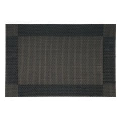 Biradlı BRD-2070 PVC Amerikan Servis, 30×45 cm, Siyah