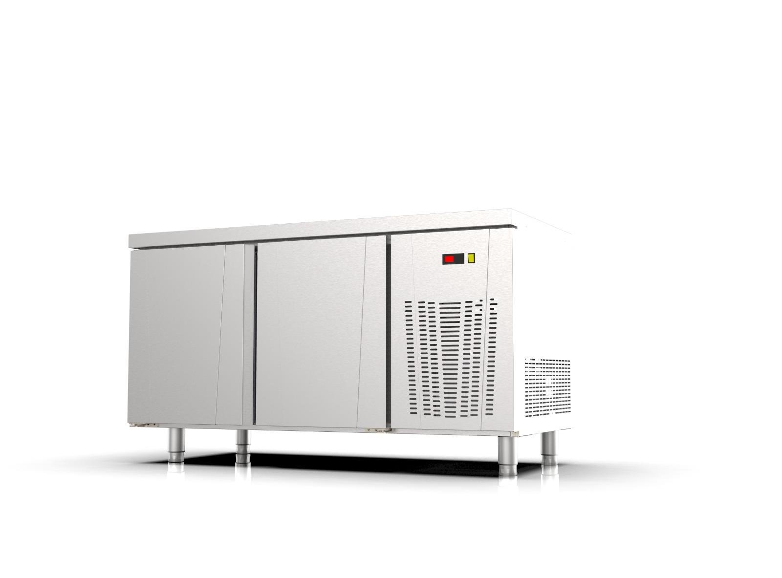 Ndustrio 2 Kapılı Tezgah Tip Gastronorm Buzdolabı TPG-72-WOBS (TPG-72-WOBS)
