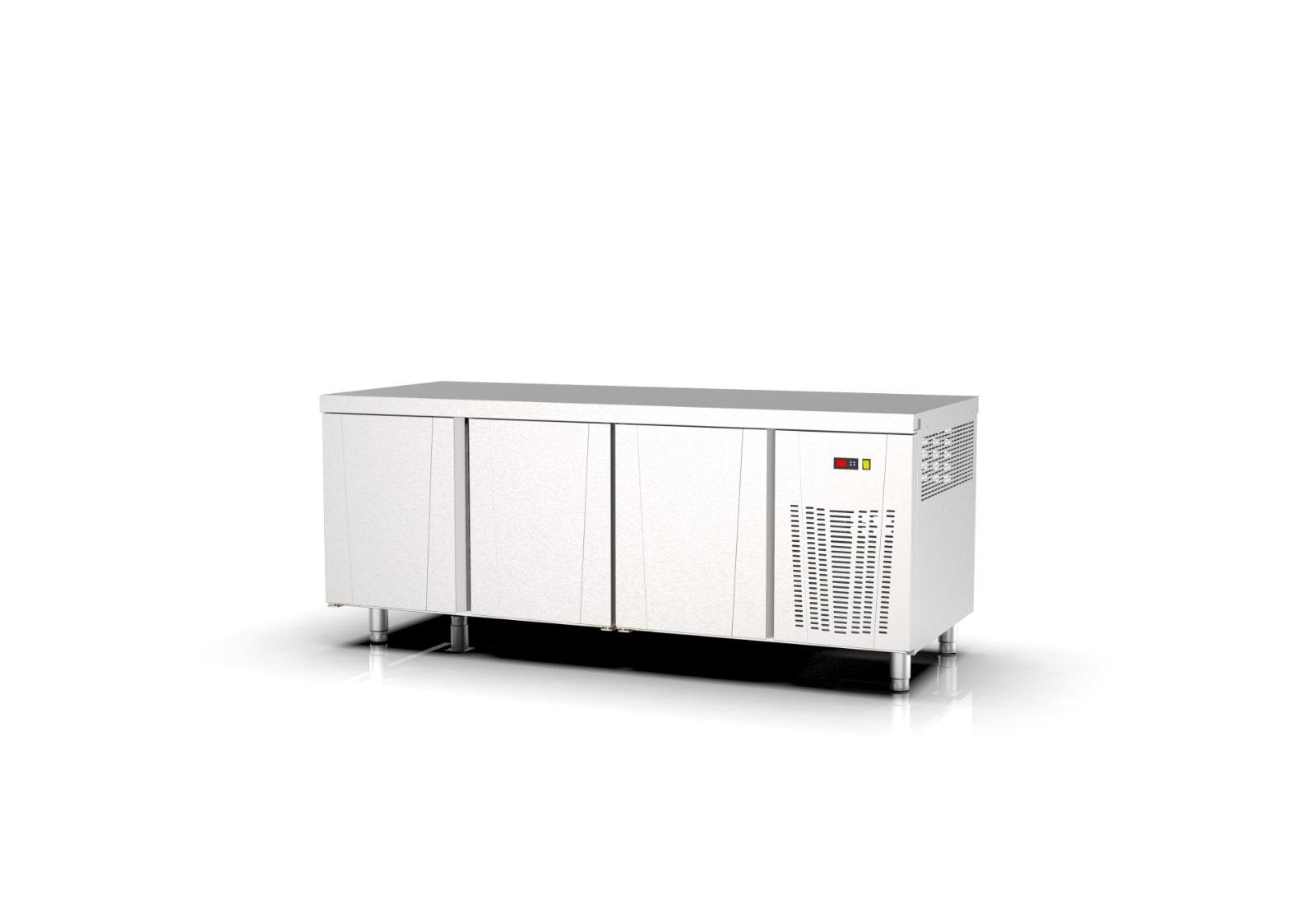 Ndustrio 3 Kapılı Tezgah Tipi Buzdolabı Sırtsız TPP-83-WOBS (TPP-83-WOBS )
