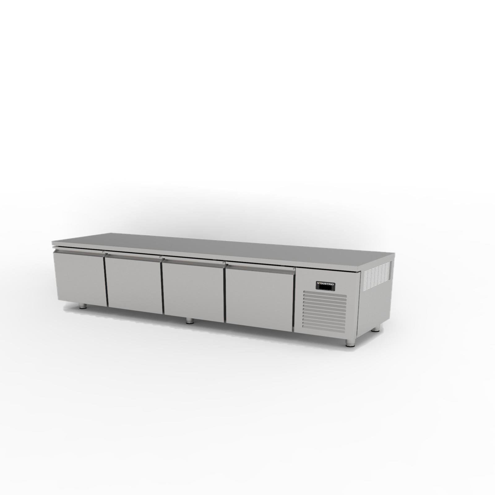 Ndustrio 4 Kapılı Pişirici Altı Buzdolabı Gastronorm Seri TPG-74-L (TPG-74-L)