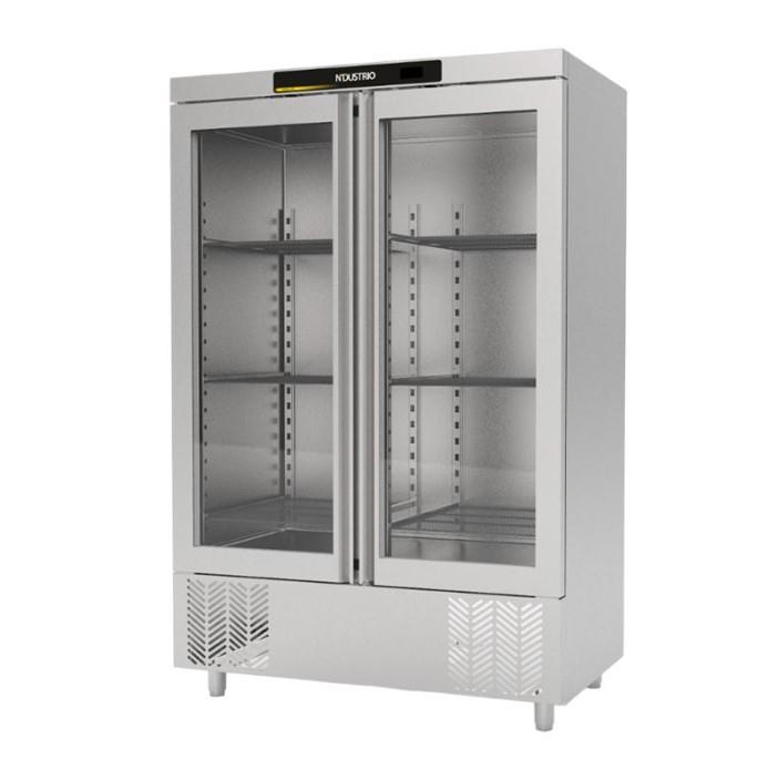 Ndustrio Dik Tip Gastronorm Mix Buzdolabı 1 Tam Cam Kapılı 1 Paslanmaz Kapılı CPGN-202-UCGDMIX (CPGN-202-UCGDMIX)