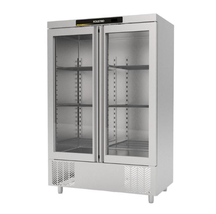 Ndustrio Dik Tip Gastronorm Mix Buzdolabı 1 Tam Cam Kapılı 1 Paslanmaz Kapılı CPGN-202-UCGDMIX (CPGN-202-UCGDMIX)