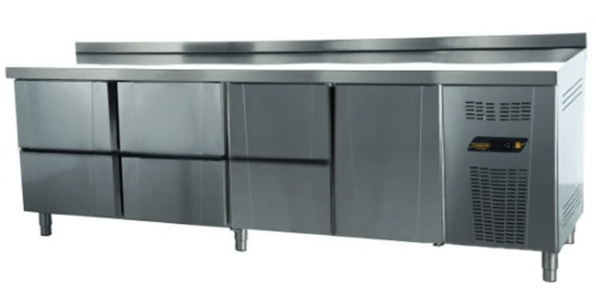 Ndustrio Tezgah Tip Pastane Derin Dondurucu - 6 çekmeceli + 1 kapılı TNP-84-6D (TNP-84-6D)