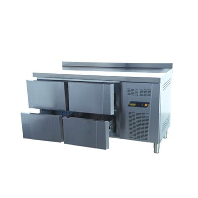 Ndustrio Tezgah Tipi Buzdolabı Gastronorm Seri 4 Çekmeceli TPG-72-4D (TPG-72-4D)