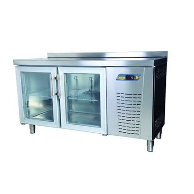 Ndustrio 2 Cam Kapılı Tezgah Tipi Gastronorm Buzdolabı TPG-72-GD (TPG-72-GD)