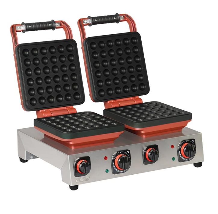 Omake Elektrikli Bubble Model Çiftli Waffle Makinesi Zamanlayıcılı WFL21.E22.1001.Z50 (WFL21.E22.1001.Z50)