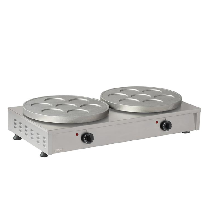Omake Elektrikli Çiftli Teflonsuz 7 Bölmeli Krep Makinesi KRP03.E21.0007.Z5F (KRP03.E21.0007.Z5F)