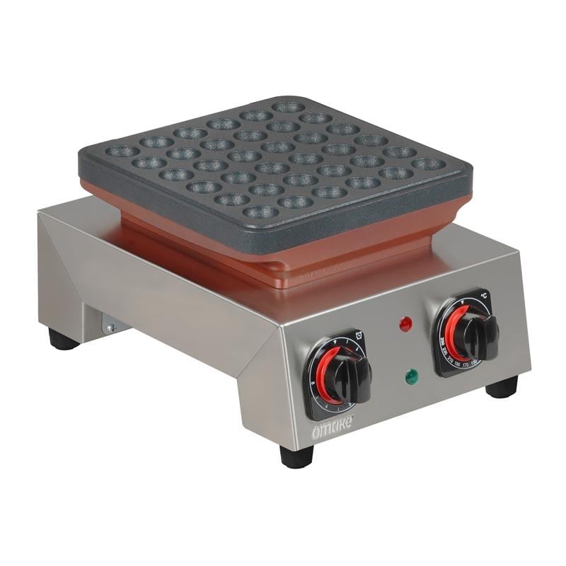 Omake Elektrikli Manuel Mini Top Poffertjes Model Tekli Pankek Makinesi Zamanlayıcılı PFR01.E11.1001.Z5F (PFR01.E11.1001.Z5F)
