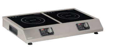 Omake Cam Yüzeyli İkili İndüksiyon Ocak, 2x5000 W, Elektrikli IND11.I25.5000.Z50 (IND11.I25.5000.Z50)