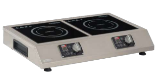 Omake Cam Yüzeyli İkili İndüksiyon Ocak, 2x2500 W, Elektrikli IND11.I25.2500.Z5F (IND11.I25.2500.Z5F)