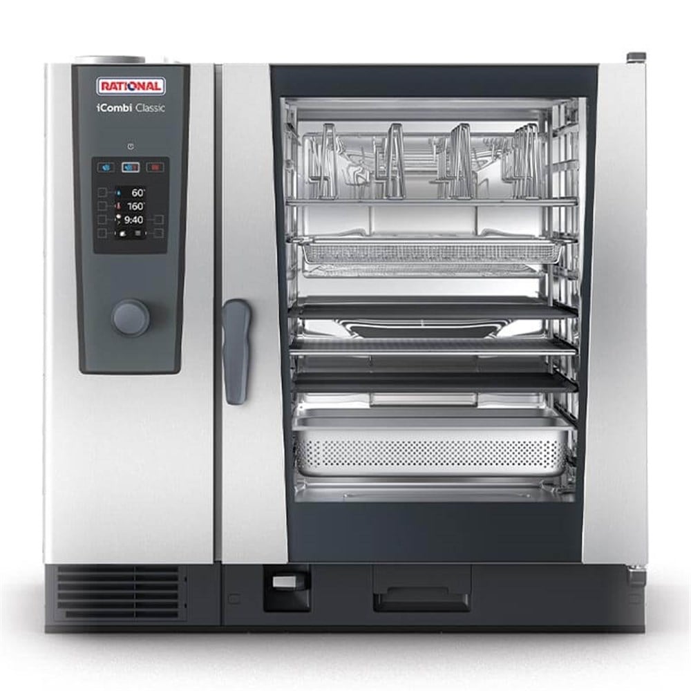 Rational 10 Tepsili Buhar Konveksiyonlu Elektrikli Fırın 10x2/1 iCombi Classic ICC102E (ICC102E)