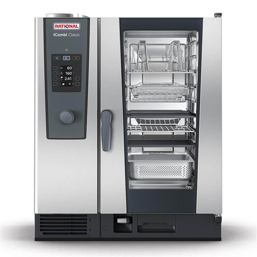 Rational 10 Tepsili Buhar Konveksiyonlu Elektrikli Fırın 10x1/1 iCombi Classic ICC101E (ICC101E)