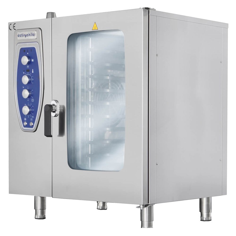 Öztiryakiler 10 Tepsili Elektrikli Konveksiyonlu Fırın Kızaklı 10x2/1 Kapasiteli 7890.10G21.01 (7890.10G21.01)