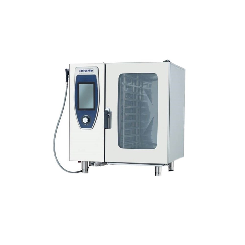 Öztiryakiler 10 Tepsili Elektrikli Konveksiyonlu Kombi Fırın Kızaklı 10x1/1 Kapasiteli 7890.C1.10E11.01 (7890.C1.10E11.01)