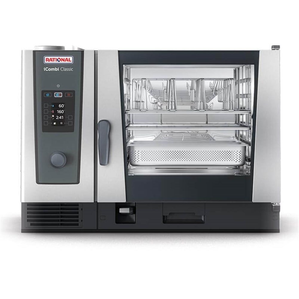 Rational 6 Tepsili Buhar Konveksiyonlu Elektrikli Fırın 6x2/1 iCombi Classic ICC62E (ICC62E)