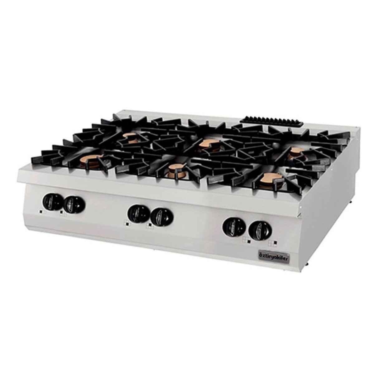 Öztiryakiler Gazlı Set Üstü Altılı Ocak 120x90x30 900 Seri 7865.N1.12903.20 (7865.N1.12903.20)