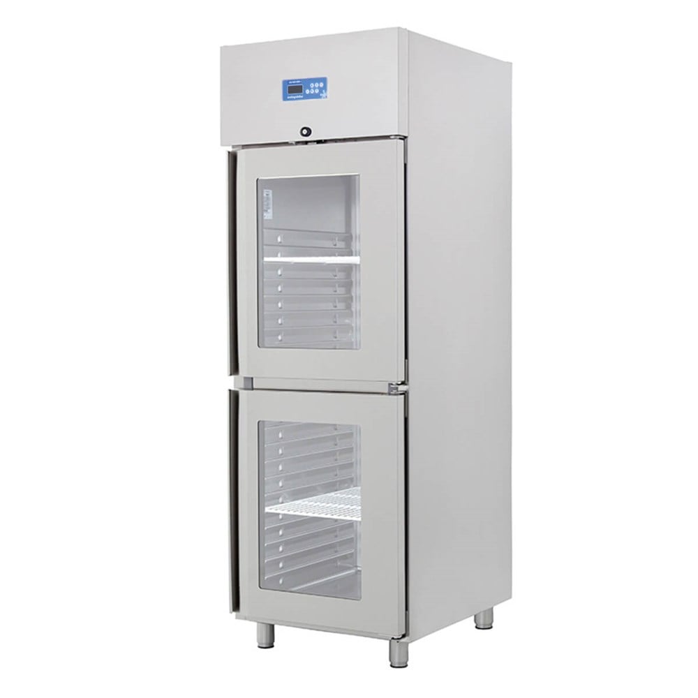 Öztiryakiler GN 600 NMV Çift Yarım Cam Kapılı Dik Tip Buzdolabı 7919.06NMV.11 (7919.06NMV.11)