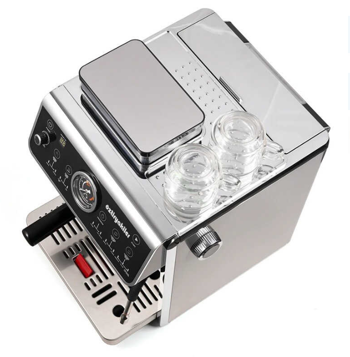 Öztiryakiler Mini Barista Ev tipi Öğütücülü Espresso Kahve Makinesi Pid Çift Kazanlı 9580.EM650.00 (9580.EM650.00)