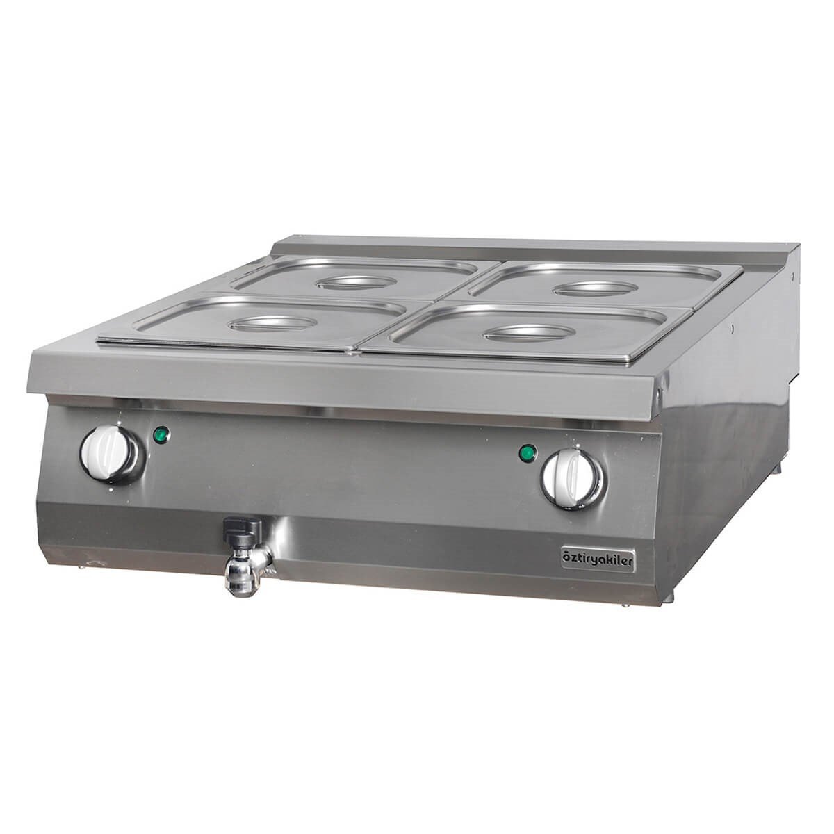 Öztiryakiler Set Üstü Benmari Elektrikli 80x70x30 GN Kaplar Hariç 700 Seri 7854.N1.80703.11 (7854.N1.80703.11)