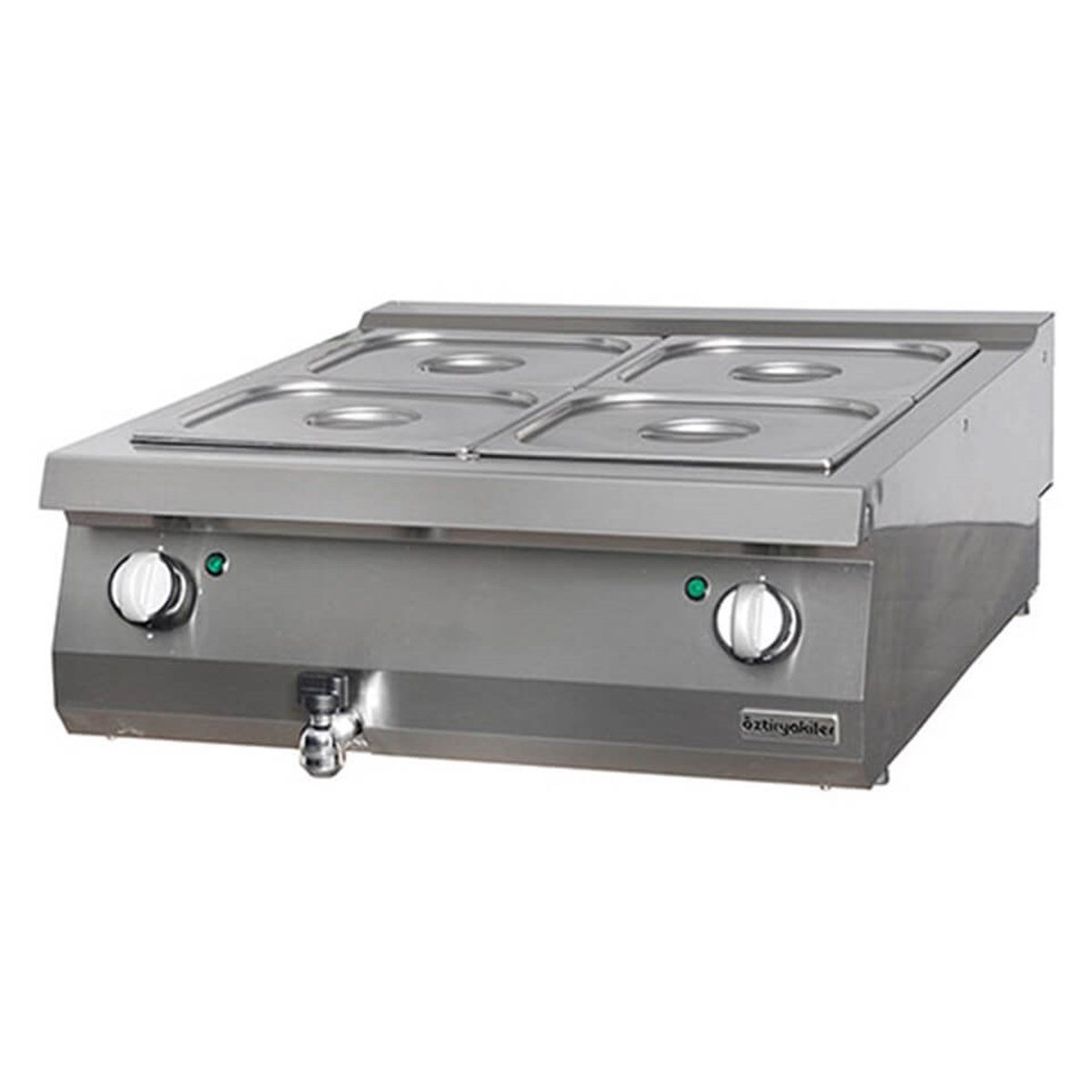 Öztiryakiler Set Üstü Benmari Elektrikli 80x90x30 GN Kaplar Hariç 900 Seri 7854.N1.80903.11 (7854.N1.80903.11)