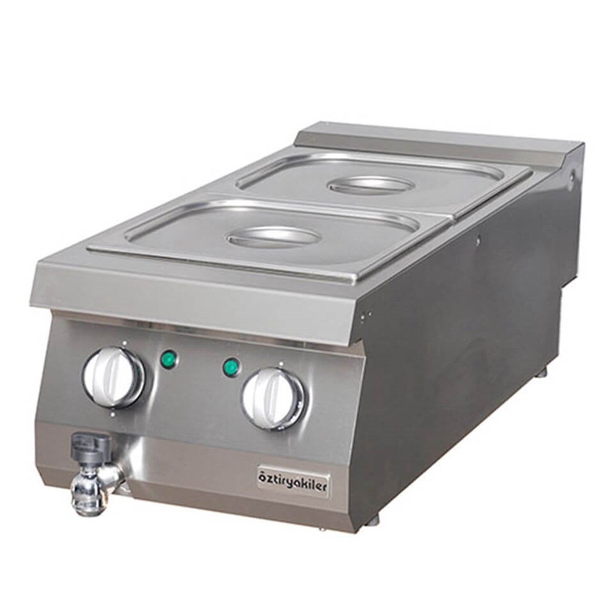 Öztiryakiler Set Üstü Benmari Elektrikli 40x90x30 GN Kaplar Hariç 900 Seri 7854.N1.40903.11 (7854.N1.40903.11)