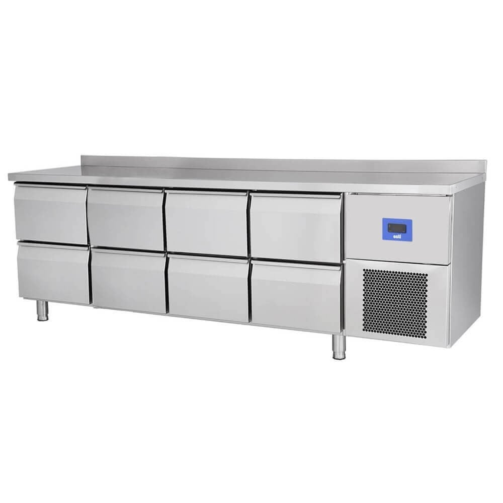 Öztiryakiler TAG 470 NMV Sekiz Çekmeceli Tezgah Tip Buzdolabı 224x70x85 79E3.47NMV.02 (79E3.47NMV.02)