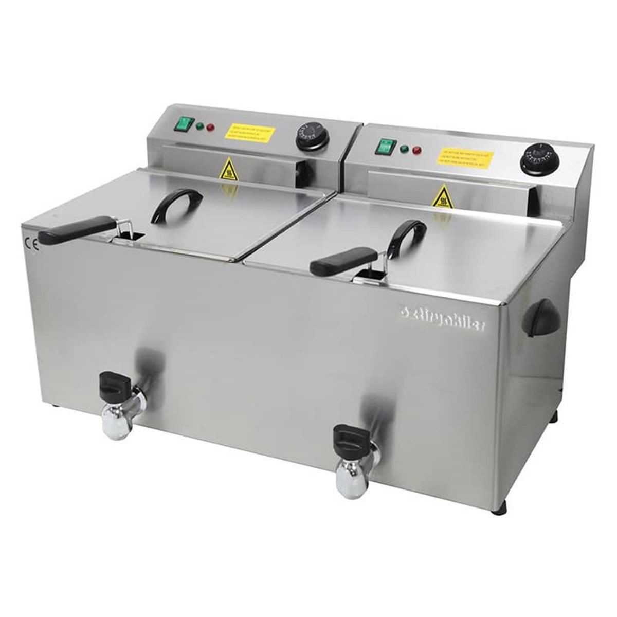 Öztiryakiler Trifaze Elektrikli Fritöz 10+10 Lt 7856.EF10D.S0 (7856.EF10D.S0)