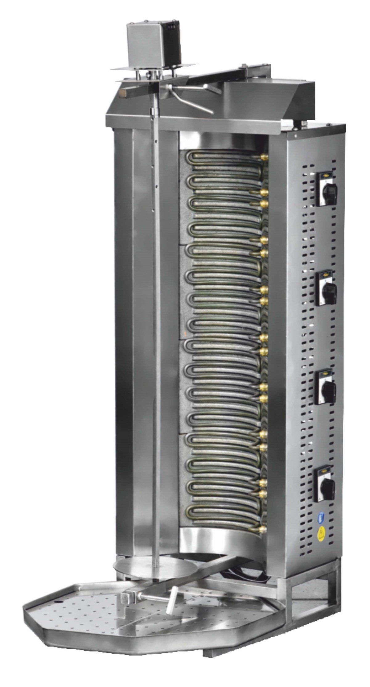 Pimak Elektrikli 8 Radyanlı Döner Ocağı Üstten Motorlu 50x60x105 cm M077-4D (M077-4D)