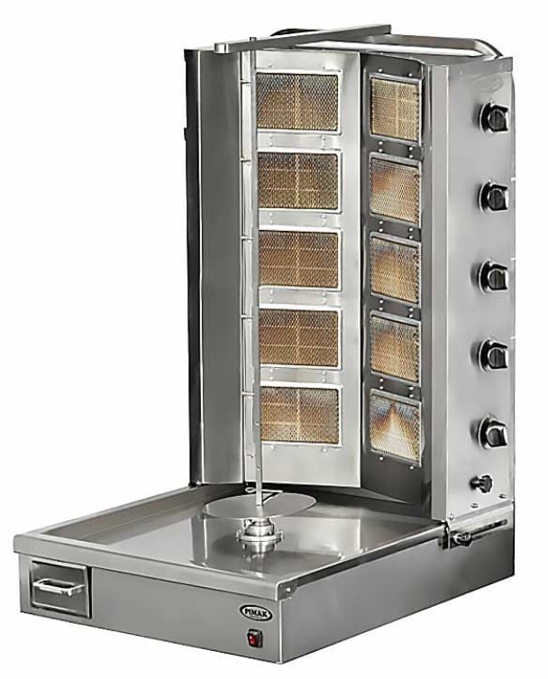 Pimak Alttan Motorlu 5+5 V Döner Ocağı Gazlı LPG ve Ce Belgeli 72x90x125 cm DO2/M077-5V (DO2/M077-5V)