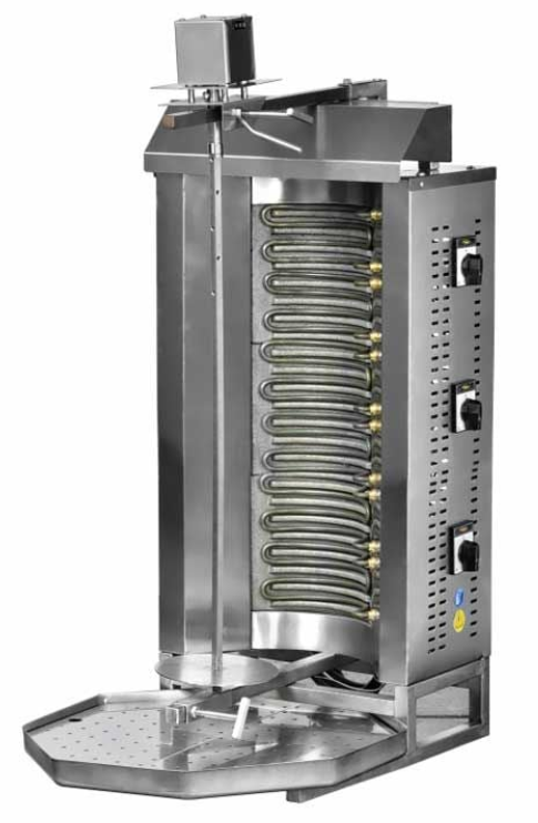 Pimak Elektrikli 6 Radyanlı Döner Ocağı Üstten Motorlu 50x60x92 cm M077-3D (M077-3D)
