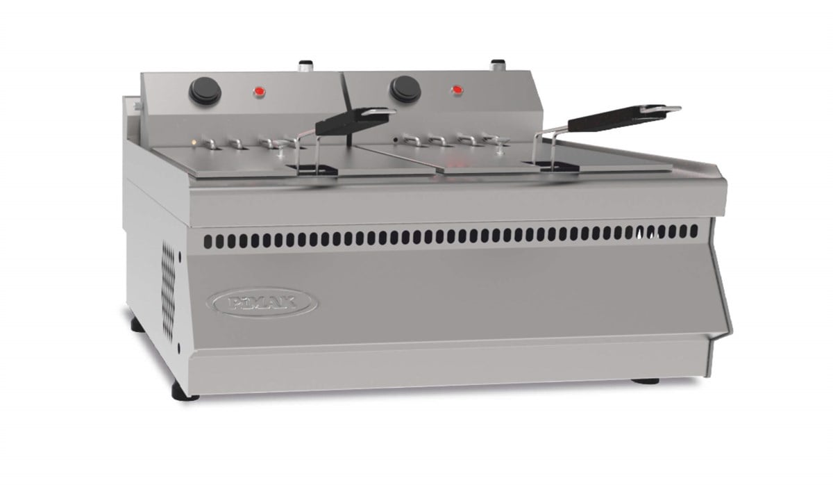 Pimak Elektrikli Ekonomik 10+10 Litre Fritöz 60x60x30 M062-1 (M062-1 ECO)