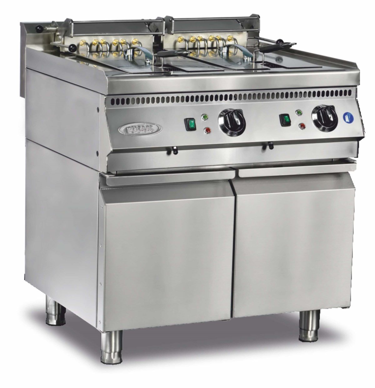Pimak Elektrikli Fritöz 12+12 Litre 80x70x85 70SDE-M073-1 (70SDE-M073-1)