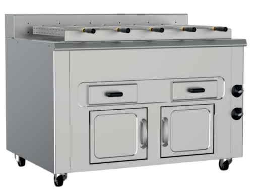 Pimak Yatay Kömürlü 5-2 Kapasiteli Piliç Makinesi KM012X-5S (KM012X-5S)