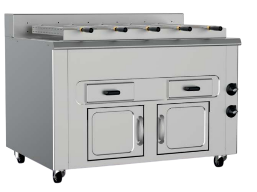 Pimak Yatay Kömürlü 6-2 Kapasiteli Piliç Makinesi KM012X-6S (KM012X-6S)
