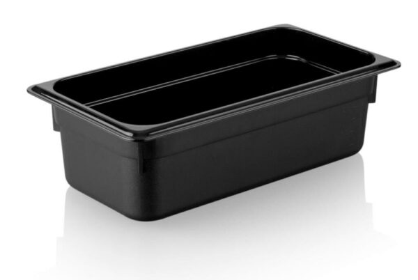 Plastport Kırılmaz Gastronom Küvet – Siyah 1/3-100