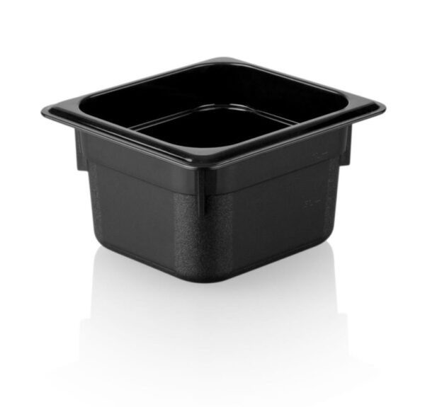 Plastport Kırılmaz Gastronom Küvet – Siyah 1/6-100