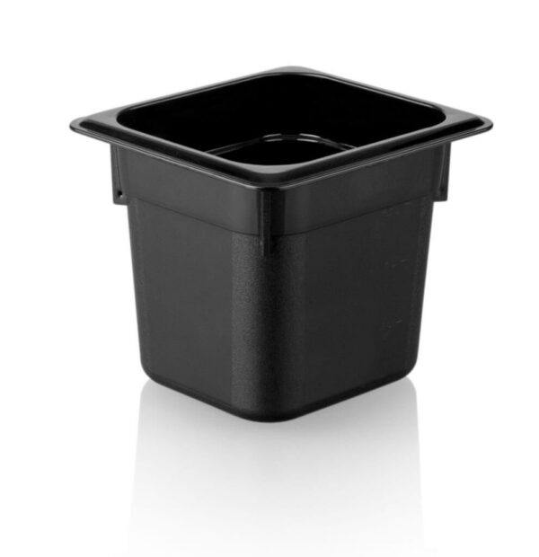 Plastport Kırılmaz Gastronom Küvet – Siyah 1/6-150