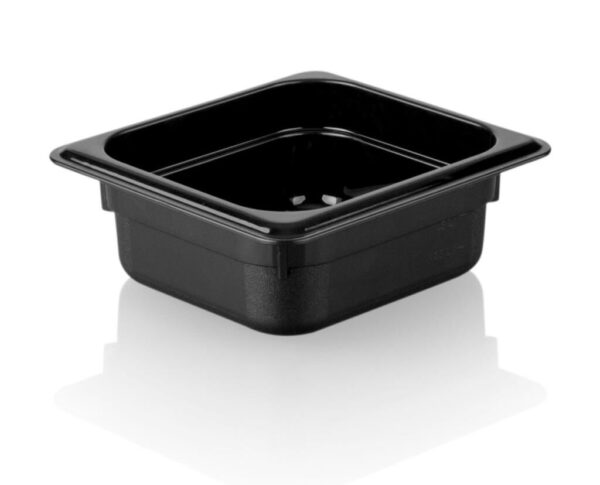 Plastport Kırılmaz Gastronom Küvet – Siyah 1/6-65