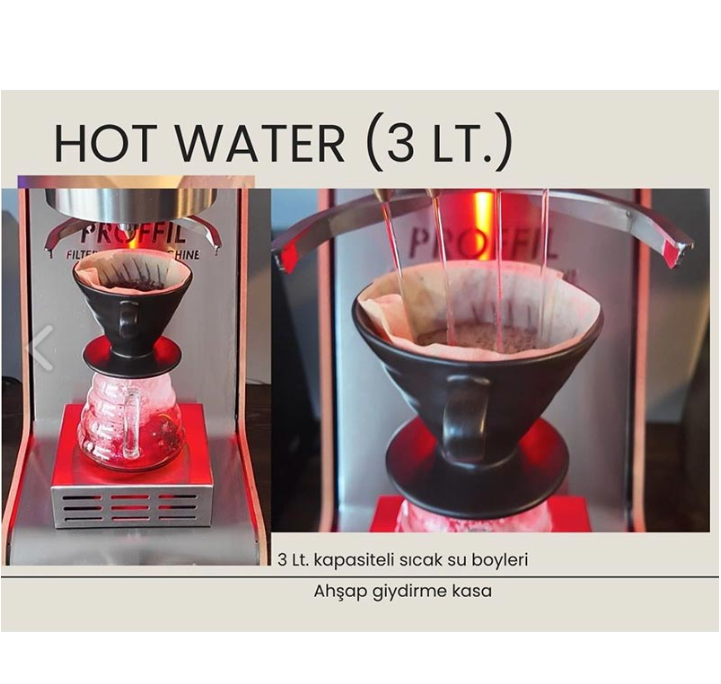 Proffil Otomatik Filtre Kahve Demleme Makinesi Chemex V60 (Chemex V60)