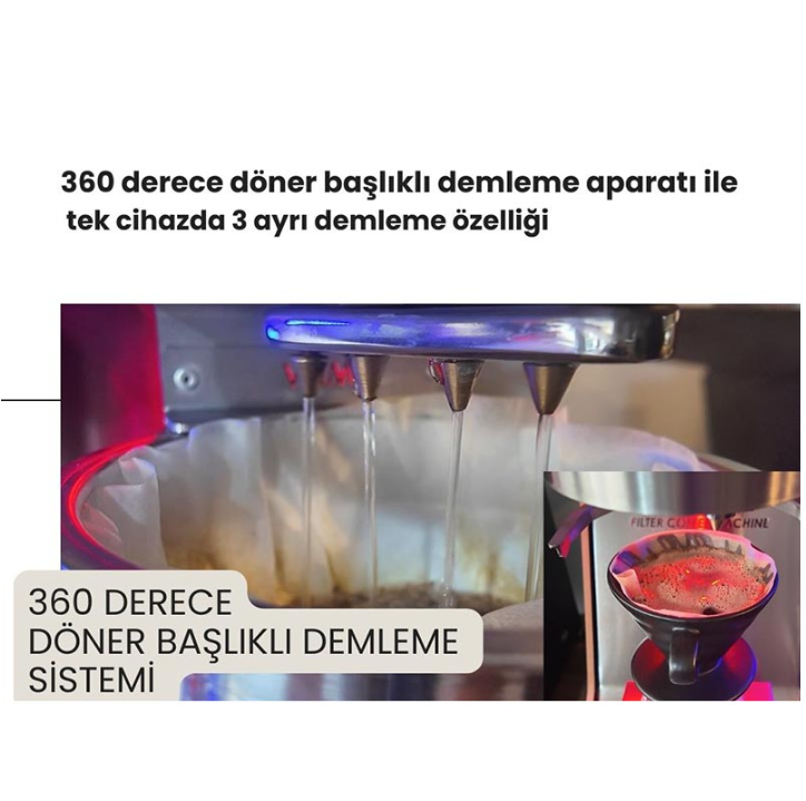 Proffil Otomatik Filtre Kahve Demleme Makinesi Chemex V60 (Chemex V60)