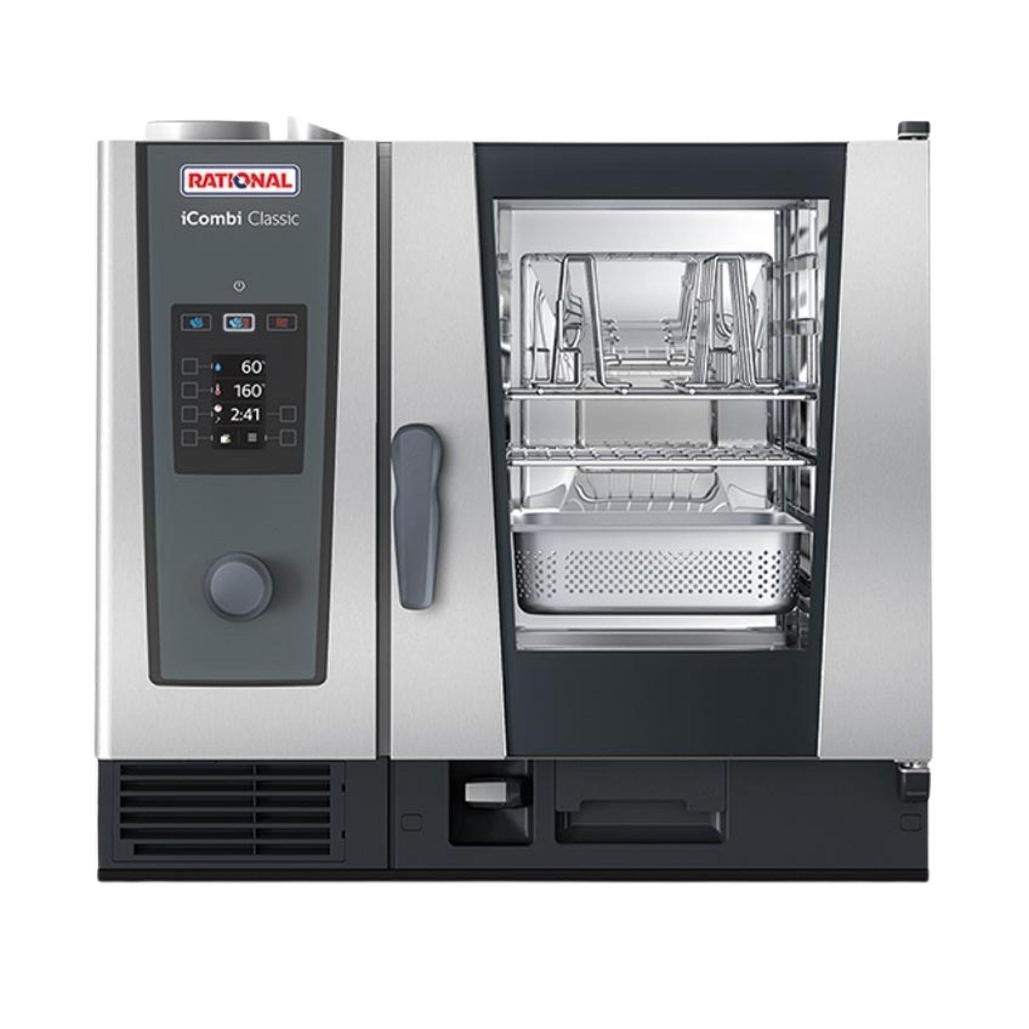Rational 6 Tepsili Buhar Konveksiyonlu Gazlı Fırın 6x1/1 iCombi Classic ICC61G (ICC61G)