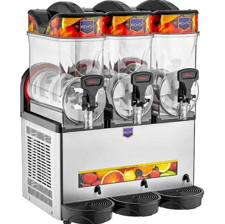 Remta 36 Litre 3’lü İce Slush Soğuk İçecek Makinesi ST27 (ST27)