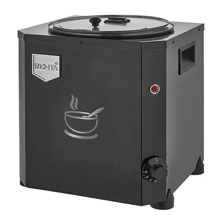 Remta Jumbo 9 Litre Çorba Isıtıcı Siyah CB18 (CB18)