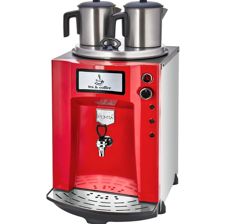 Remta Premium Şamandıralı 2 Demlikli Jumbo Çay Makinesi DE11SP