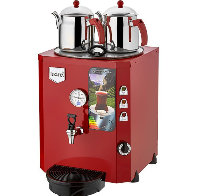 Remta Şamandıralı 2 Demlikli Jumbo Çay Makinesi DE11S (DE11S)