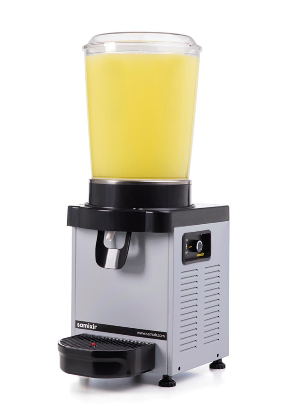 Samixir 10 Litre Panaromik Karıştırıcılı Soğuk İçecek Dispenseri Analog M10.AY (M10.AY)