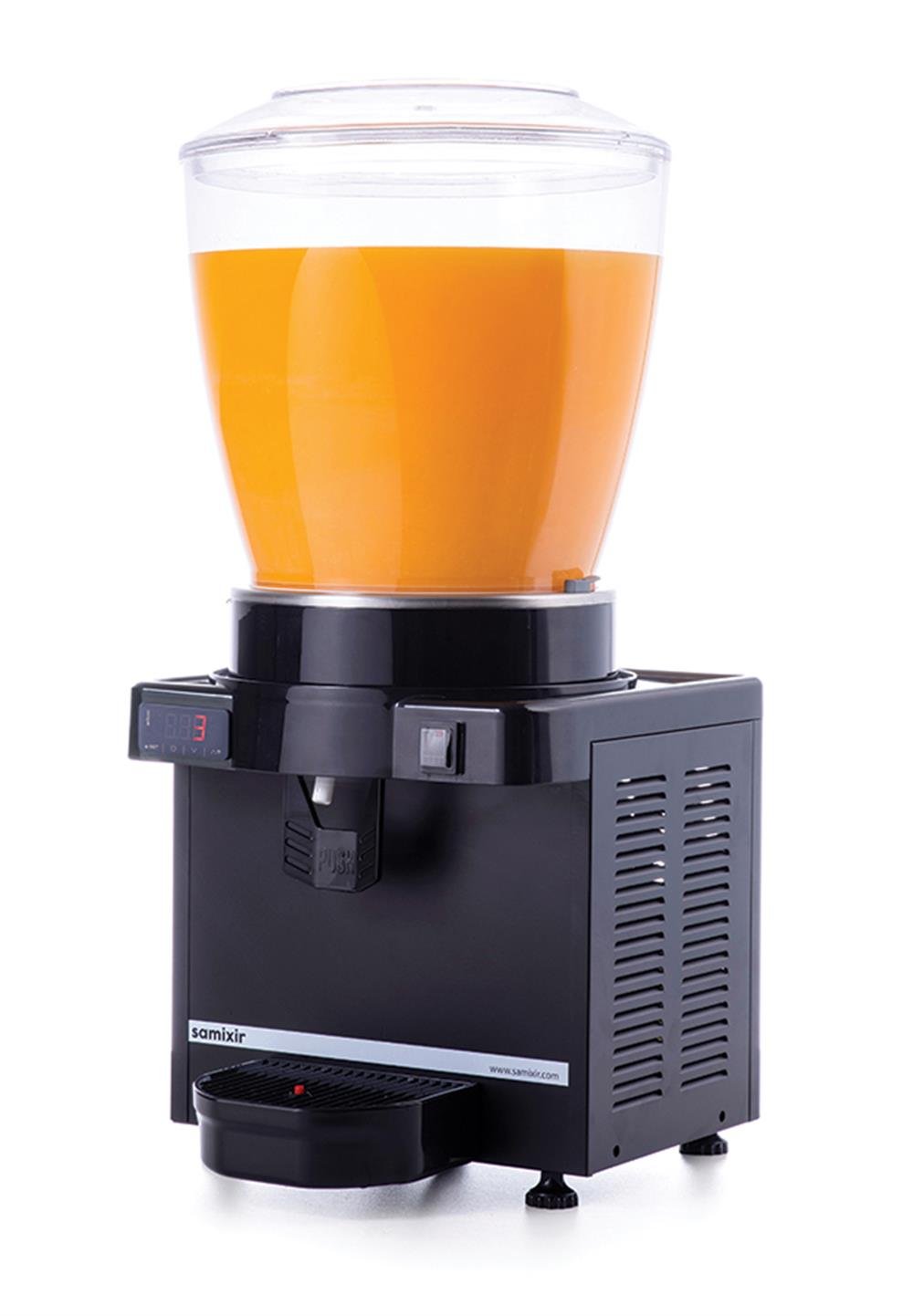 Samixir 22 Litre Panaromik Karıştırıcılı Soğuk İçecek Dispenseri Dijital M22.DY (M22.DY)